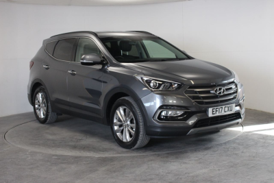 Hyundai Santa Fe 2.2 CRDi Blue Drive Premium 5dr Auto [7 Seats] Estate Diesel Silver at Fraternity Abarth Selby