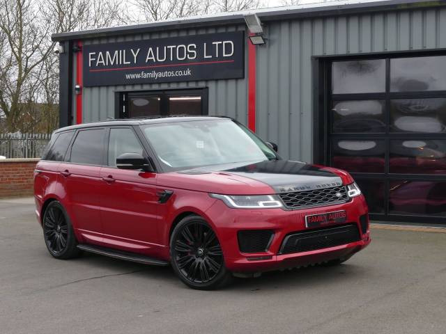 Land Rover Range Rover Sport 4.4 SD V8 Autobiography Dynamic Auto 4WD Euro 6 (s/s) 5dr SUV Diesel Red