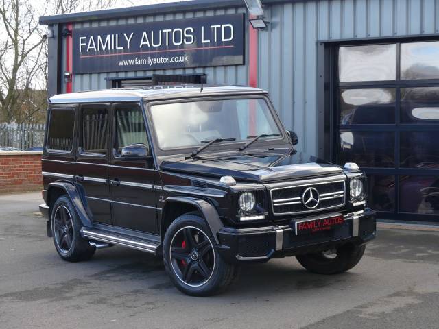 Mercedes-Benz G Class 5.5 G63 V8 BiTurbo AMG SpdS+7GT 4WD Euro 6 (s/s) 5dr SUV Petrol Black