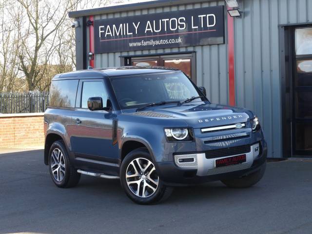 Land Rover Defender 90 3.0 D250 Hard Top Auto Panel Van Diesel BLUE