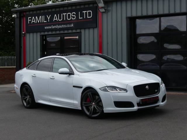 Jaguar Xjr 5.0 V8 Supercharged XJR 4dr Auto Saloon Petrol WHITE
