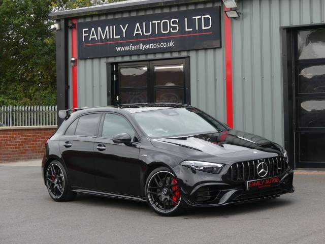 Mercedes-Benz A Class 2.0 A45 S 4Matic+ Plus 5dr Auto Hatchback Petrol BLACK