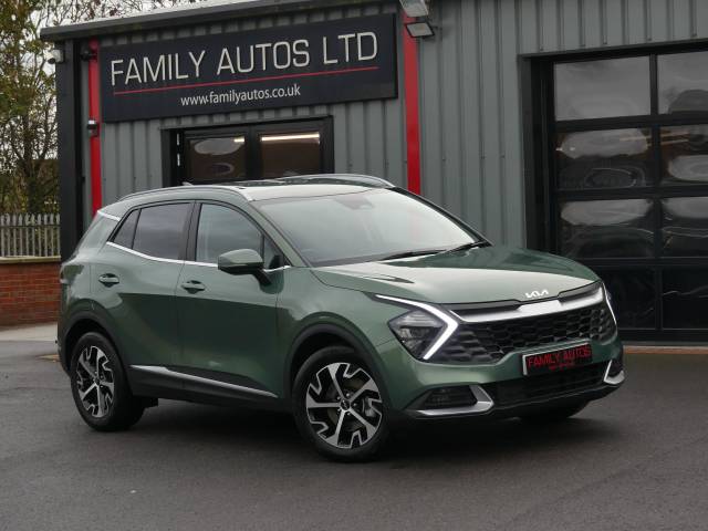 Kia Sportage 1.6T GDi 207 HEV 3 5dr Auto Estate Petrol/Electric Hybrid GREEN