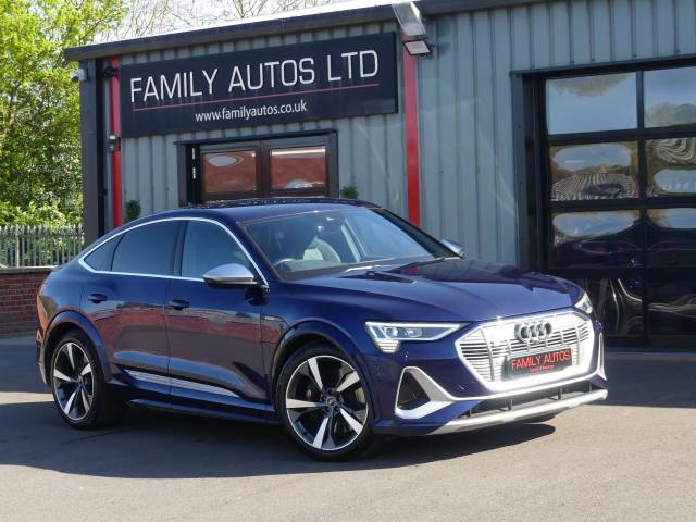 Audi e-tron S Sportback Auto quattro 5dr 95kWh SUV Electric Blue