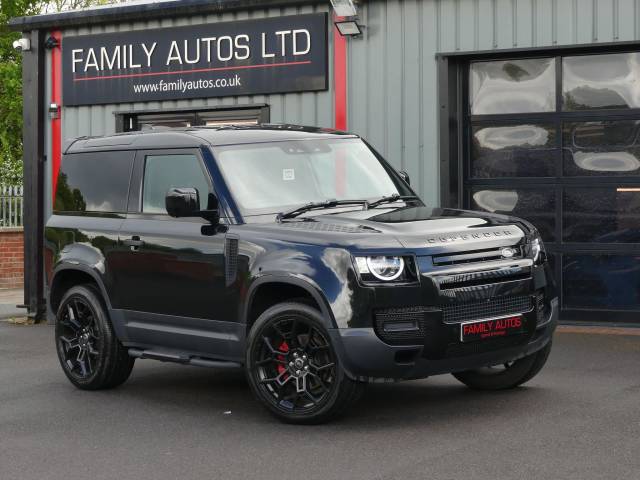 Land Rover Defender 90 3.0 D250 Hard Top Auto Panel Van Diesel BLACK