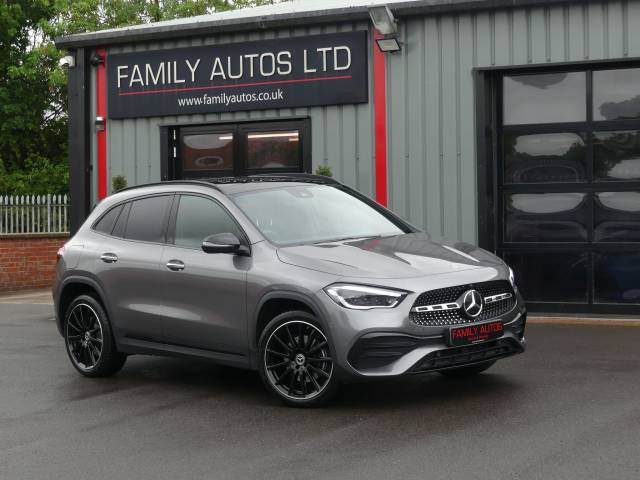 Mercedes-Benz GLA 1.3 GLA 250e AMG Line Premium Plus Night Ed 5dr Auto Hatchback Petrol / Electric Hybrid GREY