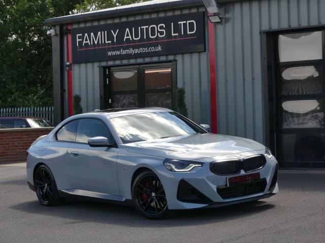 BMW 2 Series 2.0 220i M Sport 2dr Step Auto Coupe Petrol GREY