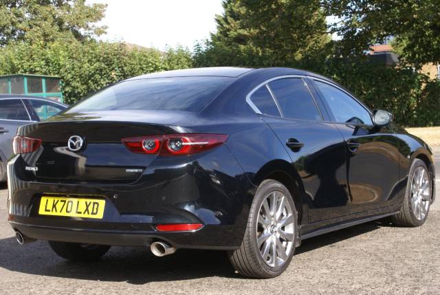 2020 Mazda 3 2.0 2l Skyactiv-X MHEV GT Sport 4dr saloon in black - 32,300 miles