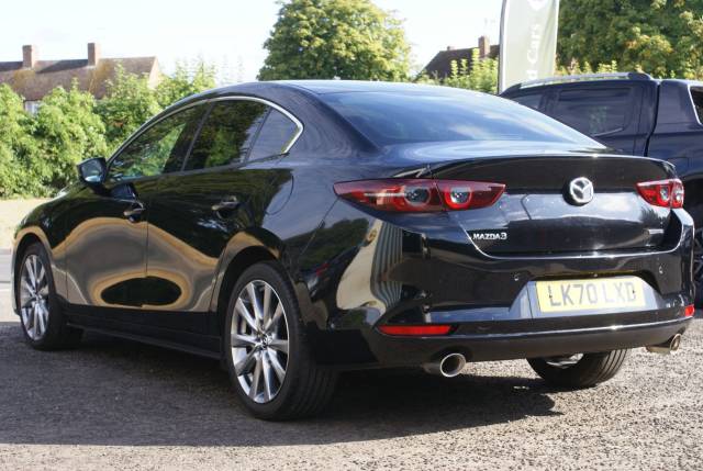 2020 Mazda 3 2.0 2l Skyactiv-X MHEV GT Sport 4dr saloon in black - 32,300 miles