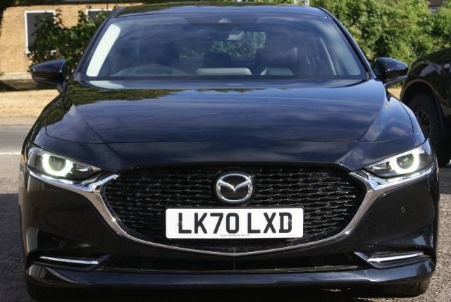 2020 Mazda 3 2.0 2l Skyactiv-X MHEV GT Sport 4dr saloon in black - 32,300 miles