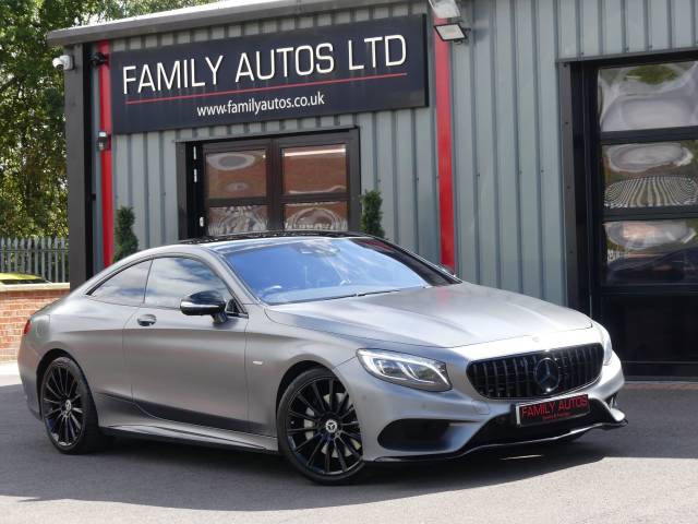 Mercedes-Benz S Class 4.7 S500 V8 Night Edition G-Tronic Euro 6 (s/s) 2dr Coupe Petrol Grey