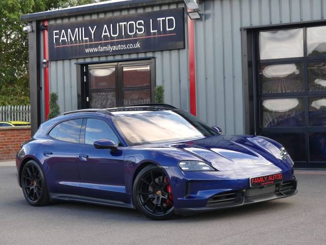 Porsche Taycan Performance 89kWh 4S Sport Turismo Auto 4WD 5dr (11kW Charger) Estate Electric Blue