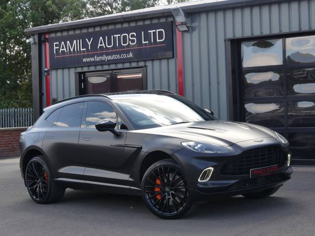 Aston Martin Dbx 4.0 V8 Auto 4WD Euro 6 (s/s) 5dr SUV Petrol Black