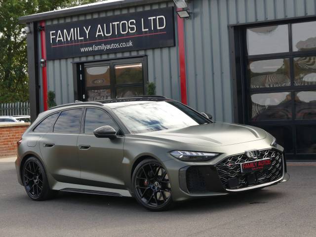 Audi RS5 Avant 2.9 RS 5 TFSI e Qtro Perform Vorsprung 5dr Tiptronic Estate Petrol / Electric Hybrid GREEN